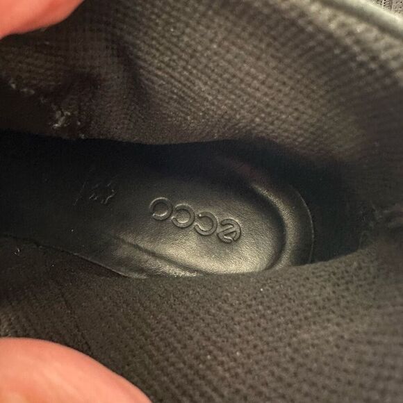 ECCO Women's Sculptured 45 Boot Ankle Bootie in Black Leather & Nubuck Size 9 US - Picture 8 of 9